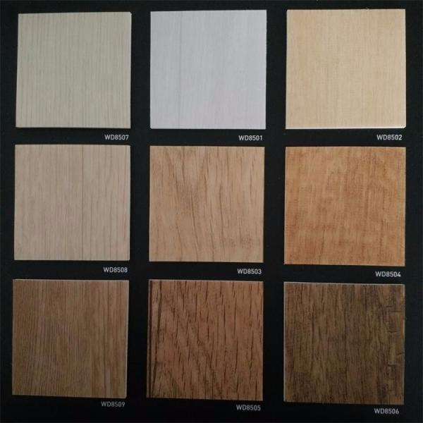 Indoor PVC Floor Covering , Wood Look PVC Vinyl Floor Tiles Thickness 3mm