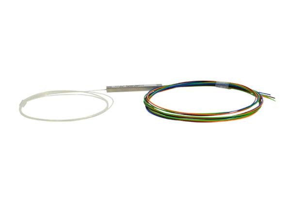 Steel Tube FTTH FTTB Plc Optical Splitter 1x2 1x4 1x8 No Connector