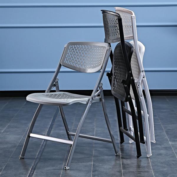 Foldable White Metal Plastic Stackable Chairs for Outdoor Hotel Garden Party Banquet Events