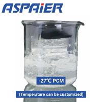 Material de cambio de fase específicamente para la cadena de frío a -27 °C, destinado a su uso en equipos de almacenamiento en frío de biobancos.