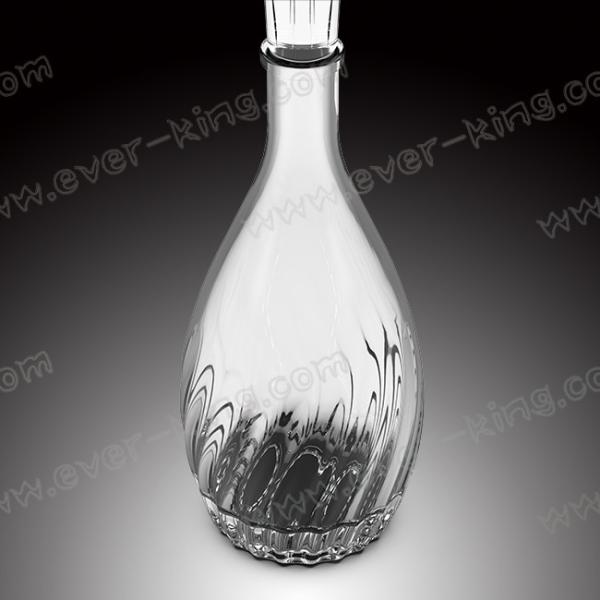 Яблоко гальванизировать 750ml сформировало бутылки стекла ликера