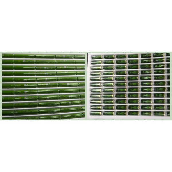 Green Colored Roller Bottle With Airless Pump Applicator 10ml 12ml 15ml Eye Care Packaging Manufacture