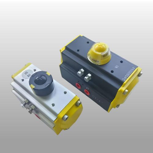 Rack And Pinion Pneumatic Valve Actuator Double Effect Single Effect