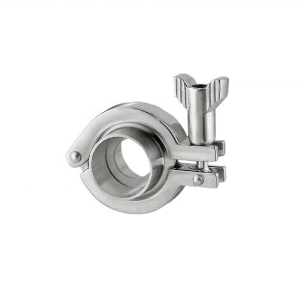 Stainless Steel 304 316 Clamp Single Pin Sanitary Tri Clamp Forged Connection