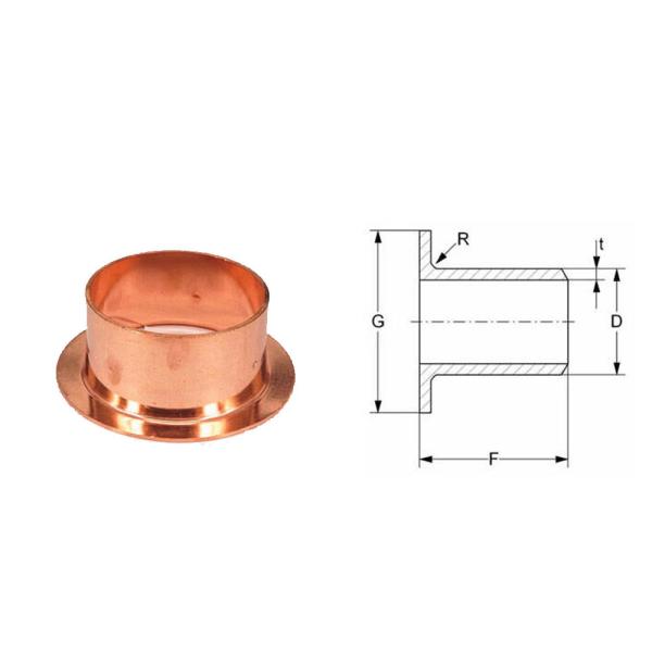 Weld Neck Raised Face Flange ASME B16.5 C71500 CuNi 70/30, Forged Copper Nickel Marine Flange