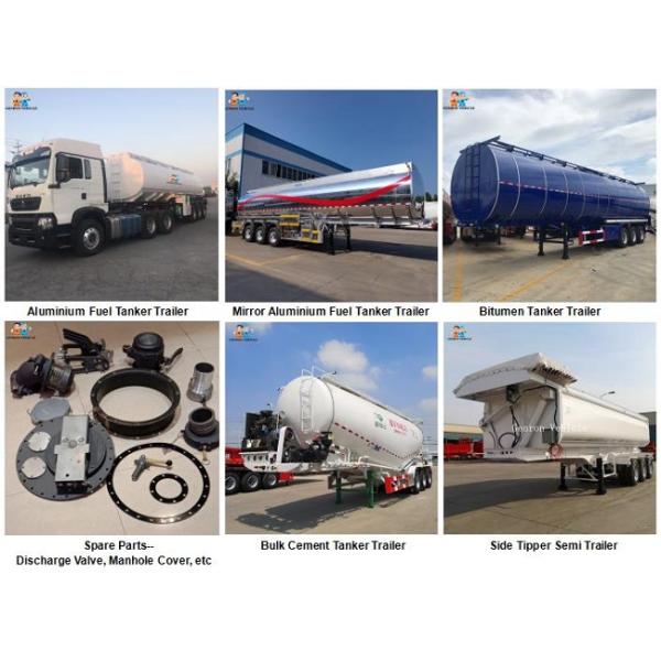 4 Axles 42000 Liters Aluminium Petroleum Tanker Semi Truck Trailer