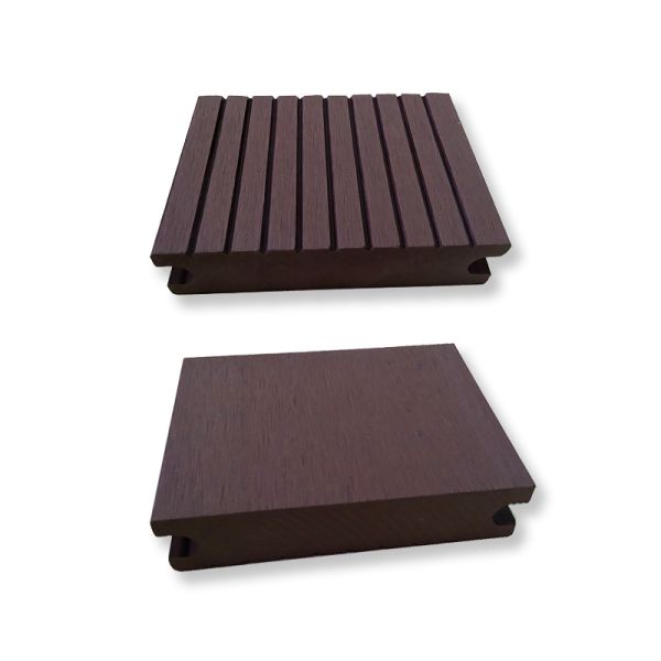 UV Stabilized WPC Composite Decking 140x25mm Grooved Outdoor Flooring Courtyard Balcony
