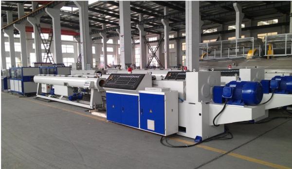 SJSZ Series PVC Pipe Extrusion Line / Double Screw Plastic Pipe Production Line