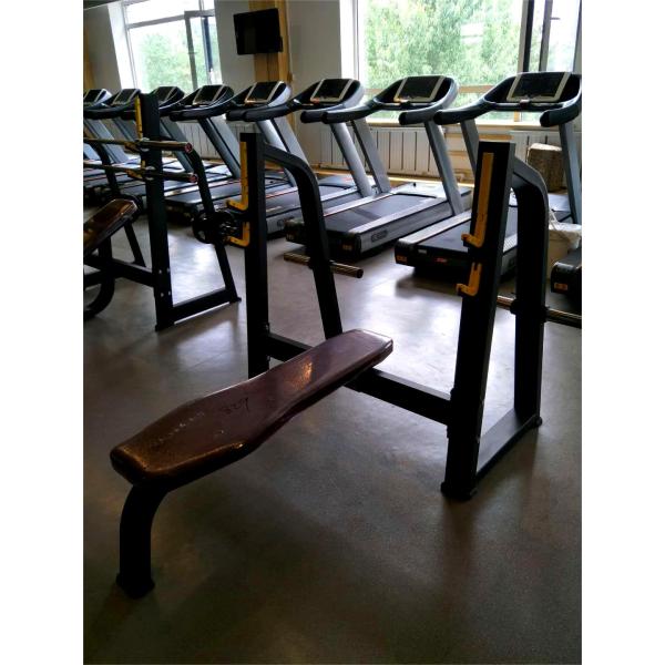 Steel Medium Loader Fitness Equipment Shoulder Chest Press with Flat Weight Bench