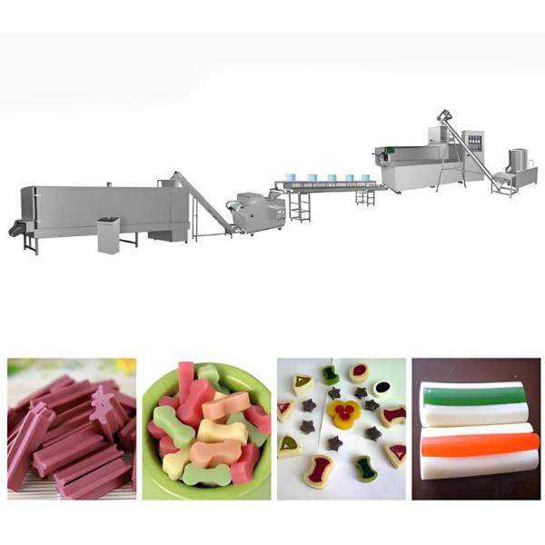 Dental Care Twisted Pet Treat Dog Food Extruder Machine 145kw 380V