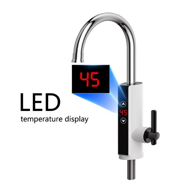 304 Stainless Steel Electric Instant Water Tap Hot Type Quick Heating Over Water Kitchen Heater Tap