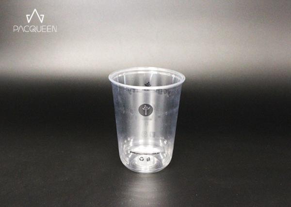 Transparent Disposable Plastic Drinking Cups For Iced Beverages Water Proof
