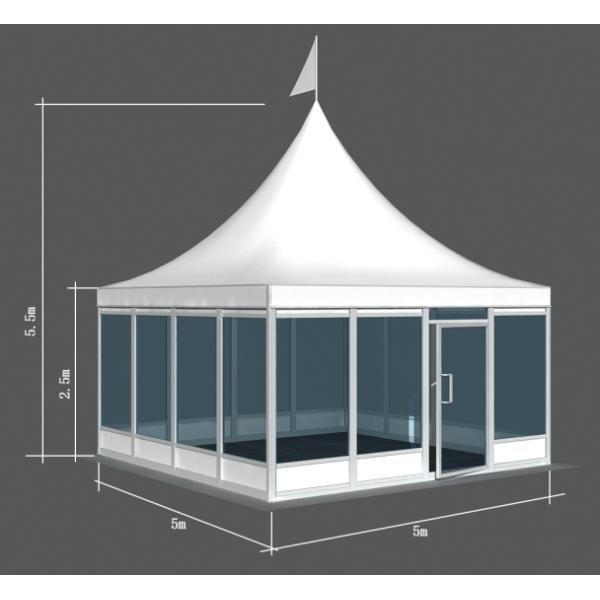 Rain proof Bline Tent Alpain Tent With Roof Rain gutters Commercial Party Tent 100 People Capacity