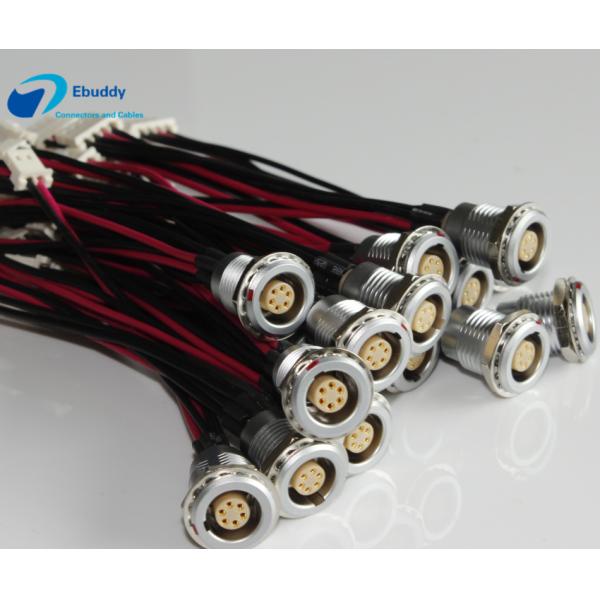 Lemo B Serials Custom Power Supply Cables EGG 0B 1B 2B 6 Pin To Molex Type