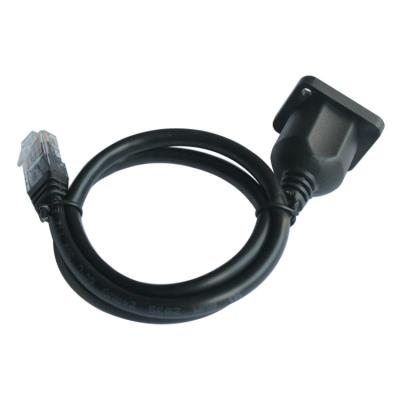 Tomada do cabo de extensão RJ45 da rede RJ45 RJ45 ao conector fêmea TMCABLE060116