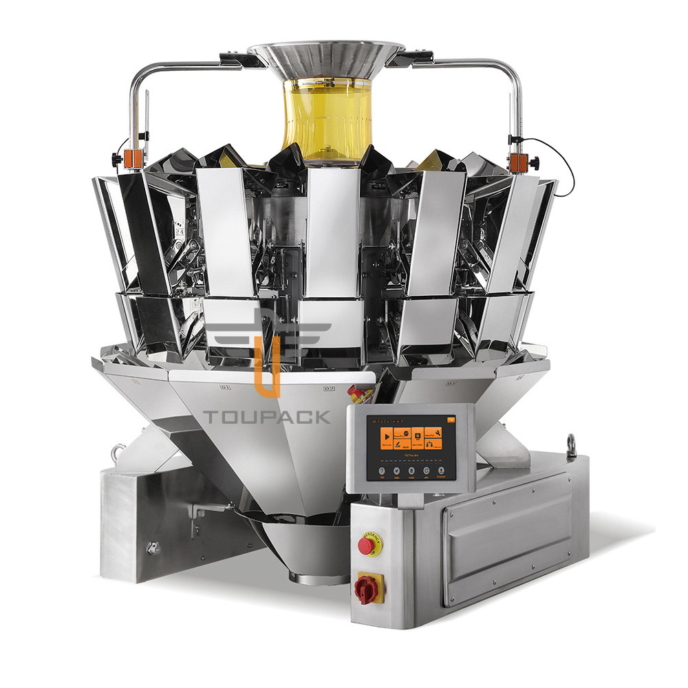 Shredded моццареллой машина упаковки сыра с машиной завалки овсяной каши Weigher Multihead