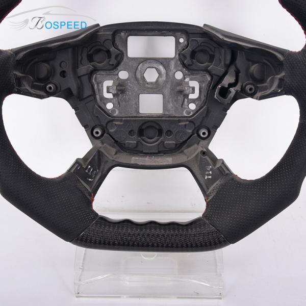 Black Carbon Fiber Ford Ranger Raptor Steering Wheel Sports Style 350mm