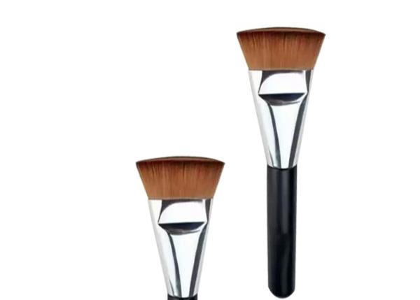 Flat Powder Foundation Brush , Dense Synthetic Hair makeup brush for powder foundation