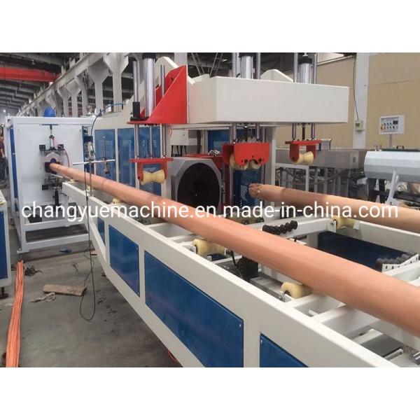 Customer Requirements 65/132 PVC Tube Making Machine with 25*1.5*3.5m Size