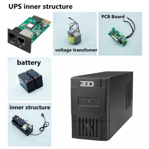 720W мини поднимает прибор UPS электропитания 1250VA для компьютера/маршрутизатора