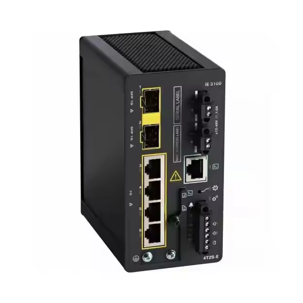 New Cisco IE-3100-4T2S-E Network Switch with 4 Ports GE Copper and 2 GE SFP Uplinks Industrial Switch with 1 Year Warranty