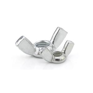 high-quality white galvanized wing nut nuts hand-tightened nuts DIN315