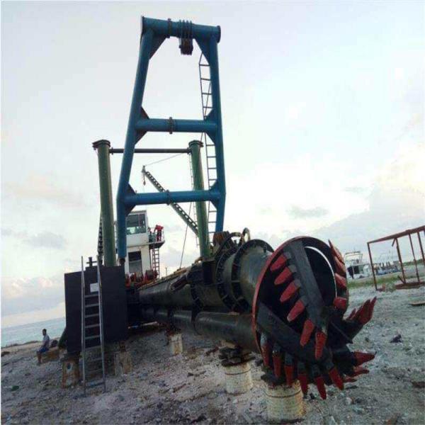 Discharge Distance 2000m 45&deg; Power 1233kw Sand Dredger with Siemens PLC System