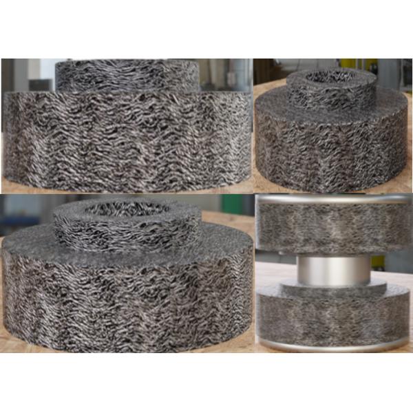 Pure Nickel Stainless Steel Wire Knitted Mesh Twin Wire / Dogan Wire 0.05-0.5mm Dia 50mm For Thermal Insulation