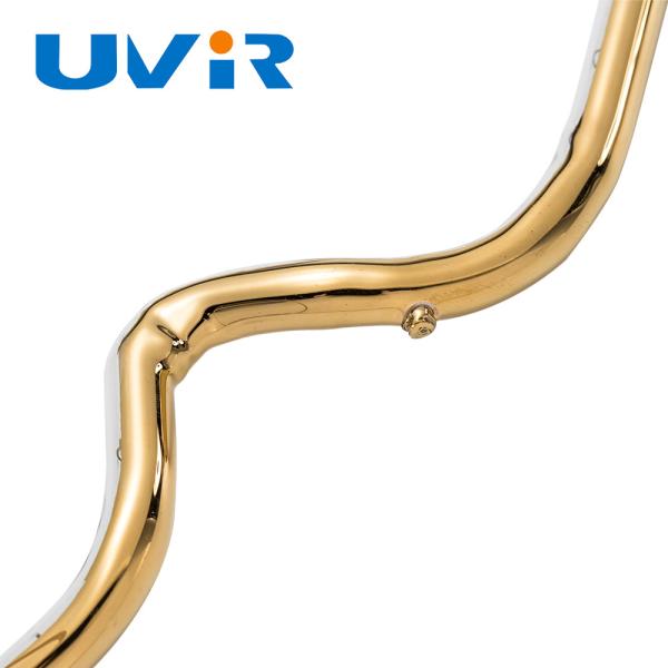 Tubes de chauffage au quartz infrarouge dorées 1050W