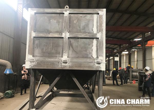 Cement Storage Fly Ash Storage Silo Horizontal Type With Fully Welded Construction