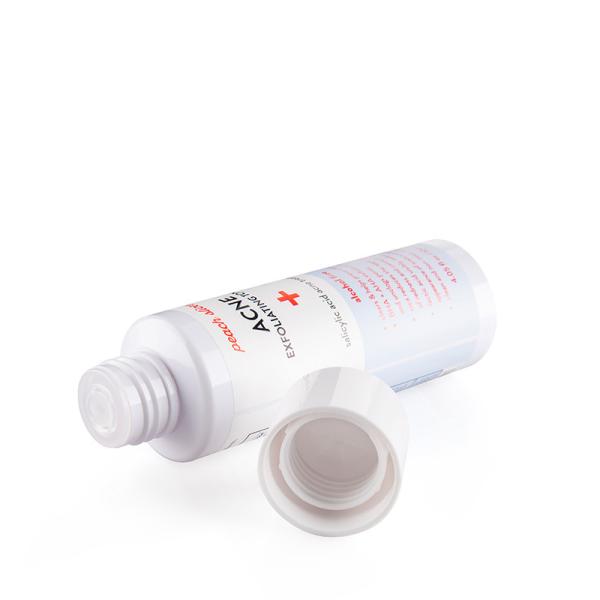 4 oz garrafas de plástico cosmético cilindro de animais de estimação para hidratação água loção de essência