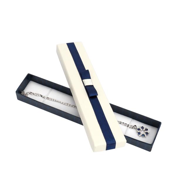 Luxury Packing Fancy Jewelry Box With Bowknot Customized PU Leather
