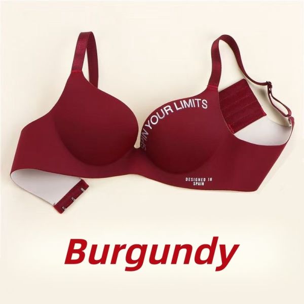 Seamless Small Breasts Bra for Women Gathered One-piece Wire-free Side Breasts Anti-sagging Lifting and Adjustable Bra