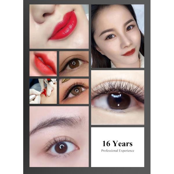 симуляция нежности кожи 7.8cm*5.1cm практики татуировки макияжа губы силикона 3D постоянная