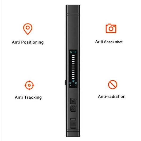 230mAh Battery Infrared Scanner for GPS Detector and Mobile Phone Signal Monitoring