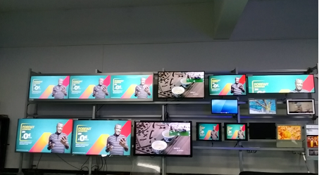 Стена Вифи 1080П ЛКД установила разрешение изображения дюйма полное ХД Синьяге 75 цифров