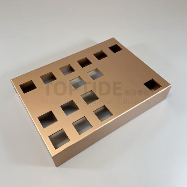 Commercial Building 0.8mm Thick Metal Panel Facade Aluminum Facade Cladding