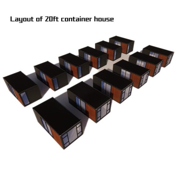 Hotel Container House Flat Packaging for Rapid Family Building Steel Frame Galvanized Bending 180g Luxury Wooden House