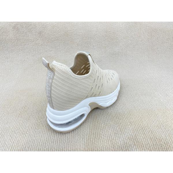 Breathable Platform Loafers Women Heightening Slip On Platform White Loafers