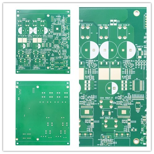 Двойник доски PCB Fr4 галоида TG150 свободный встал на сторону золото погружения 6mil 1.6mm