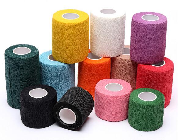 Cohesive Bandage selling well medical production bule high elastic adhesive wound bandage different size,MEDICAL, BANG