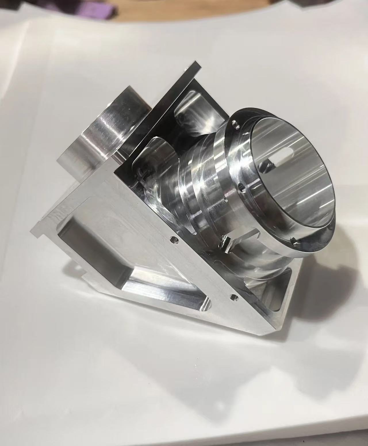 Precision machining of optical equipment components