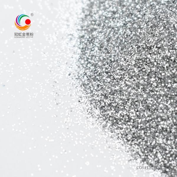 ODM Loose Cosmetic Glitter For Eyes PET Polyester Silver White Hexagon Sequin