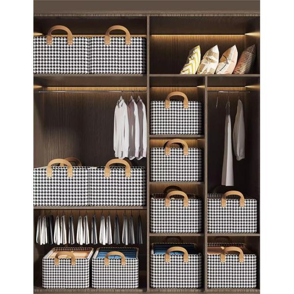 Storage Convenience Newest Fashinable Fabric Storage Organizer With Reinforced Handle