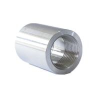 Acoplamento de aço inoxidável do conector fêmea dos encaixes da compressão da tubulação do metal 316