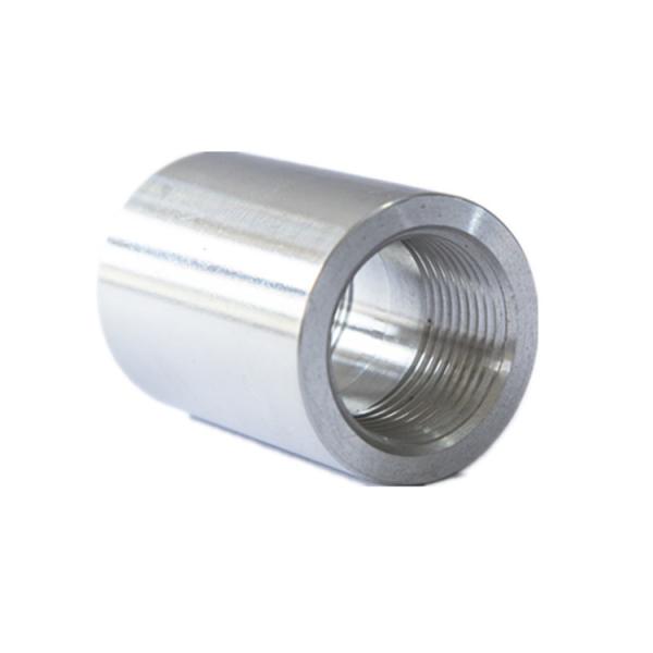 Acoplamento de aço inoxidável do conector fêmea dos encaixes da compressão da tubulação do metal 316