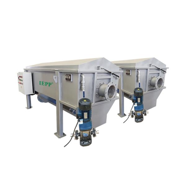 IEPP China Manufacturer Factory Drum Filter Gray Water Sewage Treatment Rotary Fine Screen WWTP Wastewater Purification Device
