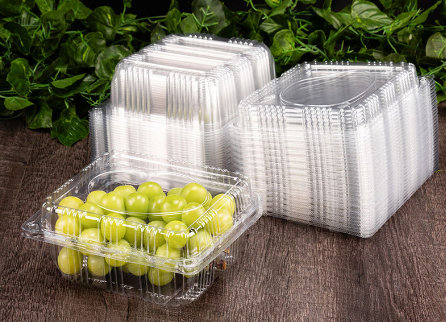 Customized Design Recyclable PET Blister Packaging with Heat Sealing for Transparent Fruit Packaging Box