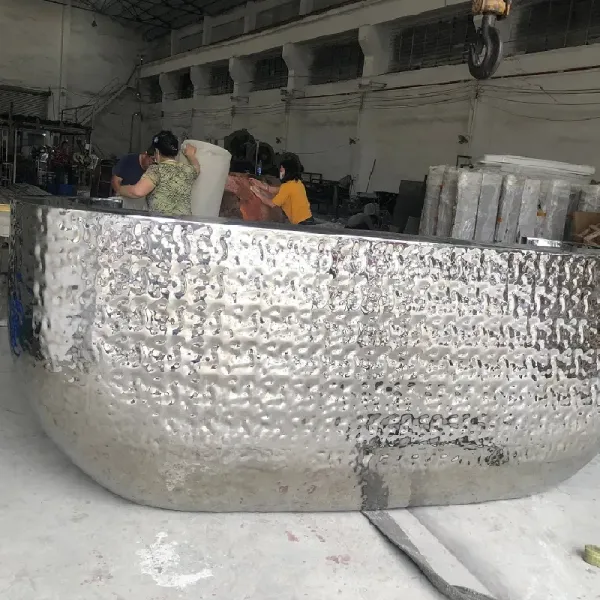 JIS Stamped Polished Water Ripple Stainless Steel Sheet 0.4 - 1.5mm Thickness for Dining Room