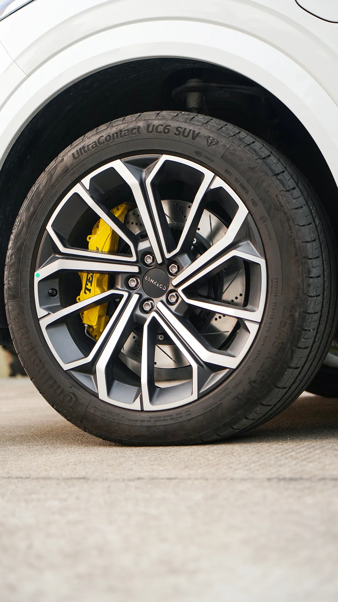 Передний большой тормозный комплект 6 поршневого калибра с 378x32мм ротором BBK автоматическая тормозная система для Lynk & Co 09 20 дюймовый автомобильный ободок